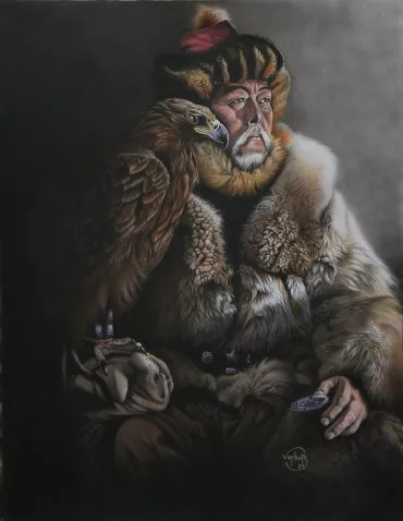 Illustration de "Le chasseur Kazakh"