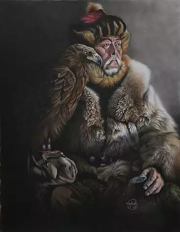 Illustration de "Le chasseur Kazakh"