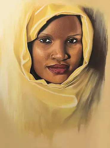 Illustration de "Femme voilée"